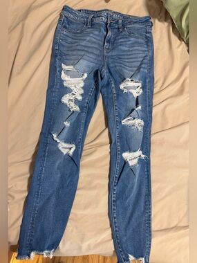 AE Distressed Jegging
